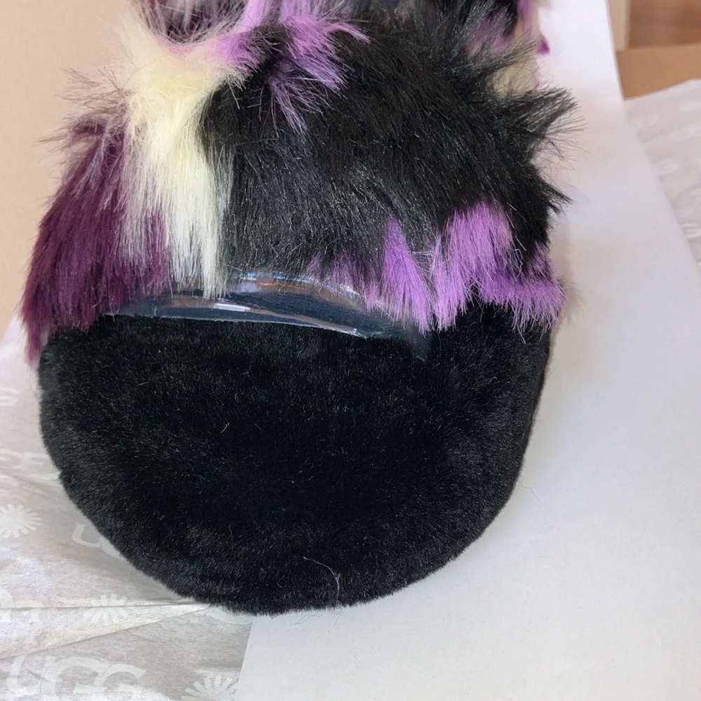 UGG RARE W Oh Yeah Tie Dye Sandals Size 9 NEW and New In Box with Care Card - Picture 11 of 12